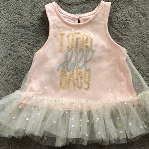 Total doll baby sparkly top